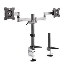 view Brateck Aluminum Dual Monitor Desk Mount Bracket for 13-27 Inch Flat Panel TVs or Monitors - Up to 8kg per arm