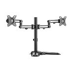 Brateck Articulating Dual Monitor Desk Stand for 17-32 Inch Flat Panel TVs or Monitors - Up to 8Kg per screen