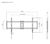 Brateck LP81-48F Slim Fixed TV Wall Mount for 43"-95" TVs - Up to 75 kg, Black