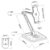 Brateck Universal Tablet Desk Stand