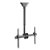 Brateck Telescopic Full-Motion Ceiling Mount Bracket for 37-70 Inch Flat Panel TVs or Monitors - Up to 50kg