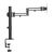 Brateck Articulating Aluminum Single Monitor Desk Mount Bracket for 17-32 Inch Flat Panel TVs or Monitors - Up to 8kg per Display