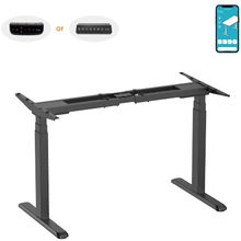 view Brateck Smart Dual-Motor Sit-Stand Desktop Workstation with APP Control - Black