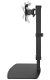 Brateck Single Screen Vertical Lift Steel Monitor Desk Stand for 17-32 Inch Flat Monitors Black - Up to 8kg
