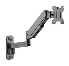 view Brateck Single Screen Wall Mounted Gas Spring Monitor Arm Bracket for 17-32 Inch Flat TVs - Up to 9kg