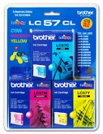Brother LC57 Ink Cartridge Value Pack - Cyan, Magenta & Yellow