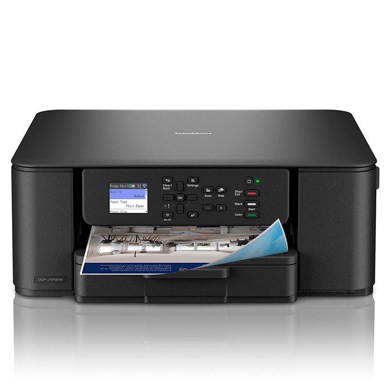 Brother DCPJ1310DW A4 16ipm Duplex Wireless Colour Multifunction Inkjet Printer + 5 Year Warranty Offer!