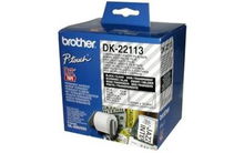 view Brother DK22113 62mm x 15m Black on Clear Continuous Label Roll Tape