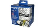 Brother DK22113 62mm x 15m Black on Clear Continuous Label Roll Tape