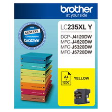 view Brother LC235XLY Yellow High Yield Ink Cartridge