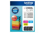 Brother LC235XL Colour High Yield Ink Cartridge Value Pack - Cyan, Magenta & Yellow