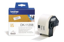 view Brother DK11208 38mm X 90mm Black on White Large Address Labels