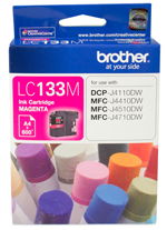 view Brother LC133M Magenta Ink Cartridge
