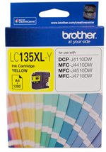 Brother LC135XLY Yellow High Yield Ink Cartridge