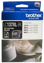 Brother LC137XLBK Black High Yield Ink Cartridge