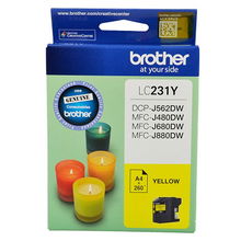 view Brother LC231Y Yellow Ink Cartridge