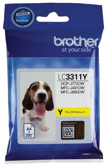 Brother LC3311 Yellow Ink Cartridge