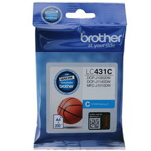 view Brother LC431C Cyan Ink Cartridge