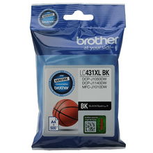 view Brother LC431XLBK Black High Yield Ink Cartridge