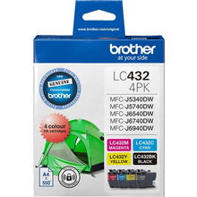 view Brother LC4324PKS Ink Cartridge Value Pack - Cyan, Magenta, Yellow, Black