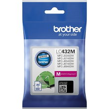 view Brother LC432M Magenta Ink Cartridge