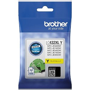 Brother LC432XLY High Yield Ink Cartridge - Yellow