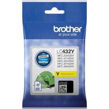 view Brother LC432Y Yellow Ink Cartridge