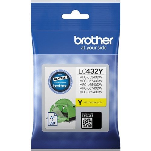 Brother LC432Y Yellow Ink Cartridge
