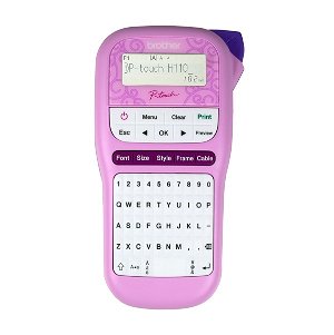 Brother P-Touch PTH110 Durable Label Printer - Pink + 4 Year Warranty Offer!