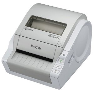 Brother P-Touch TD4100N Desktop Network Barcode & Label Printer