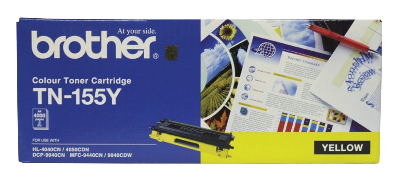 Brother TN155Y Yellow High Yield Toner Cartridge