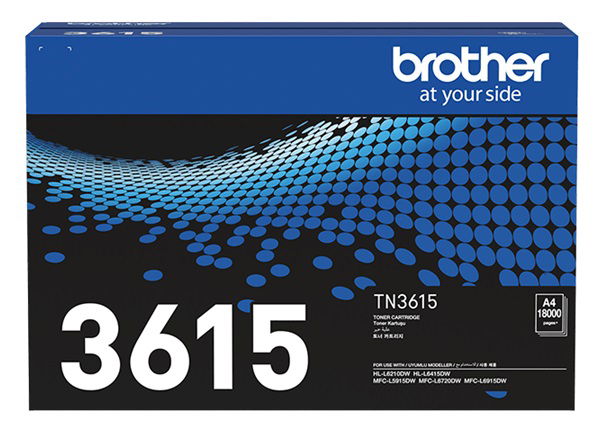 Brother TN3615 Black Ultra High Yield Toner Cartridge