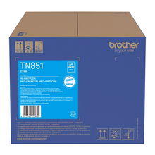 view Brother TN851C Cyan Toner Cartridge