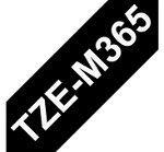 Brother P-Touch TZe-M365 36mm White on Black Matt Label Tape