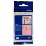 Brother P-Touch TZE-RE34 12mm Gold on Pink Non Laminated Ribbon Label Tape