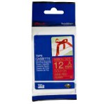 Brother TZE-RW34 12mm Gold on Wine Red Non Laminated Ribbon Label Tape