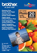 view Brother BP71GP20 Glossy Premium 4x6 260gsm Photo Paper - 20 Sheets