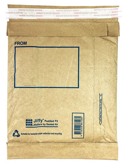 BUBBLE WRAP Jiffy 205x305mm Padded Mailer - Kraft