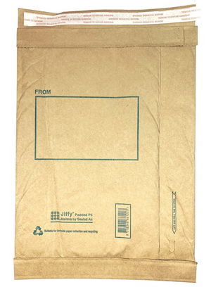 BUBBLE WRAP Jiffy 255x405mm Padded Mailer - Kraft