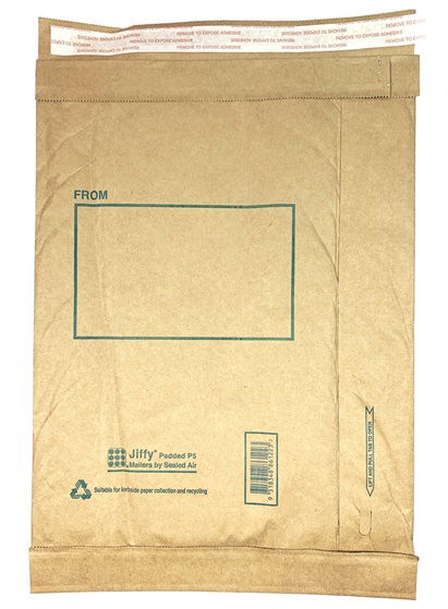 BUBBLE WRAP Jiffy 255x405mm Padded Mailer - Kraft