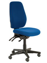 view Buro Aura Ergo+ High Back Chair - Dark Blue