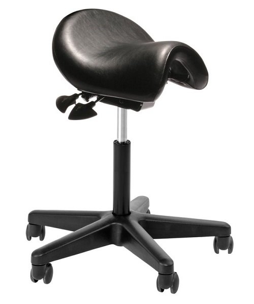 Buro Bambach Saddle Seat Chair - Black