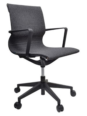 Buro Diablo Fabric Mesh Chair - Charcoal