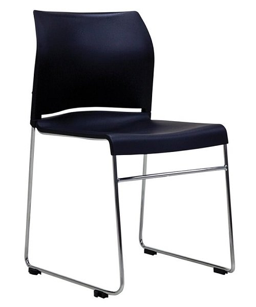 Buro Envy Sled Base Guest Chair - Black