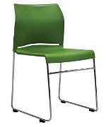 Buro Envy Sled Base Guest Chair - Green