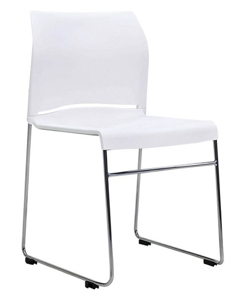 Buro Envy Sled Base Guest Chair - White