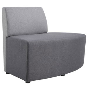 Buro Konfurb Arco Convex with Back Chair - Grey/Graphite