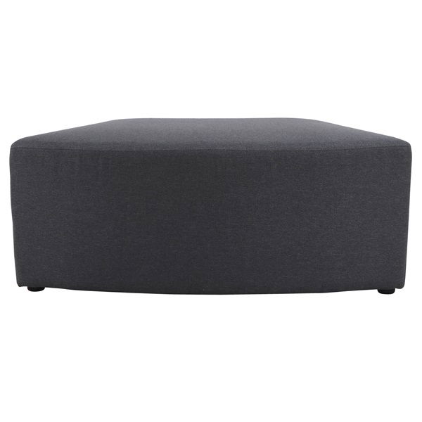 Buro Konfurb Arco Curved Ottoman Chair - Graphite