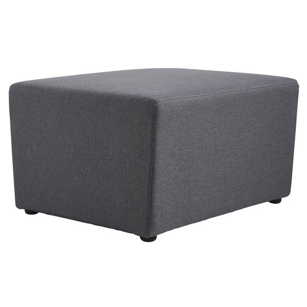 Buro Konfurb Arco Straight Ottoman Chair - Graphite