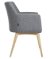 Buro Konfurb Hady Wooden Base Chair - Keylargo Ash